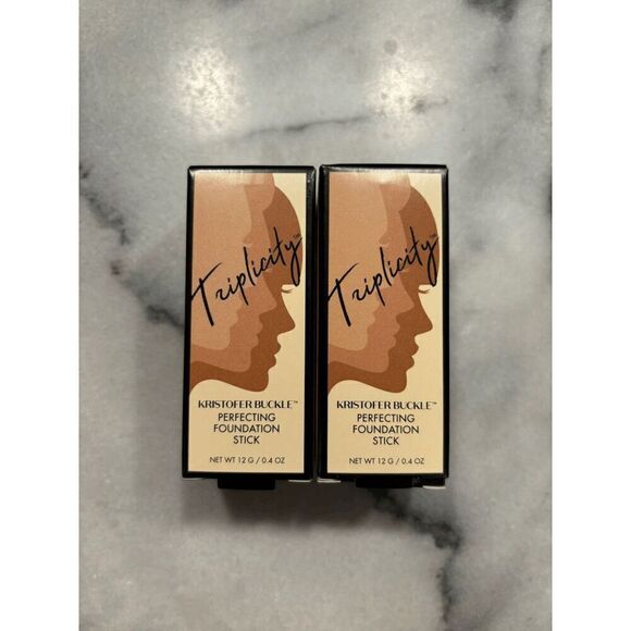 Kristofer Buckle Perfecting Foundation Stick in Deep Lot of 2 - Picture 1 of 3